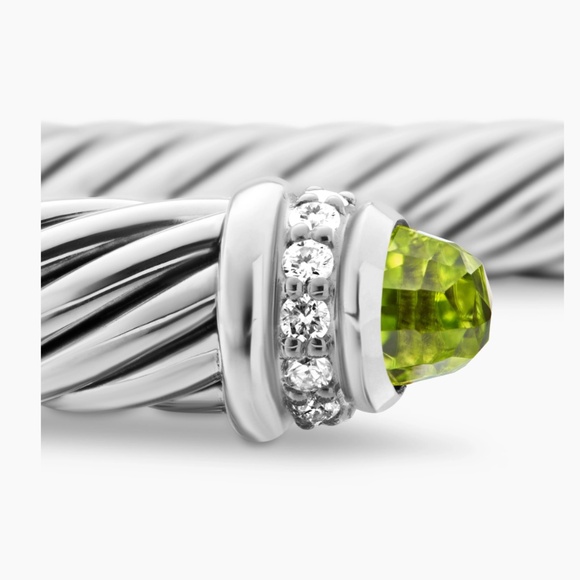 DAVID YURMAN bracelet, Peridot & Diamonds - Picture 9 of 12